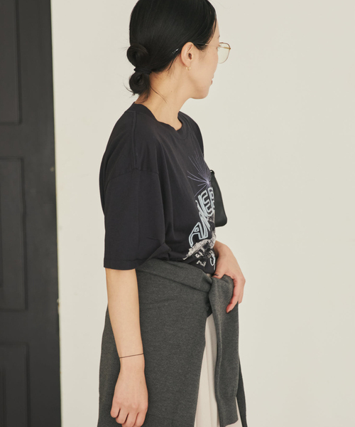 ANINE BING / アニービン WALKER TEE CALIFORNIA Tシャツ（Tシャツ