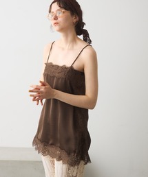 full/fill.（フルフィル）の「satin lace cami / サテンレースキャミ（キャミソール）」