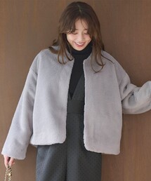 Feroux（フェルゥ）の「ノーカラージャケット（ノーカラージャケット）」