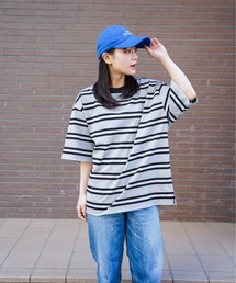 MANYMENMANYMINDS / マルチボーダー半袖Tシャツ