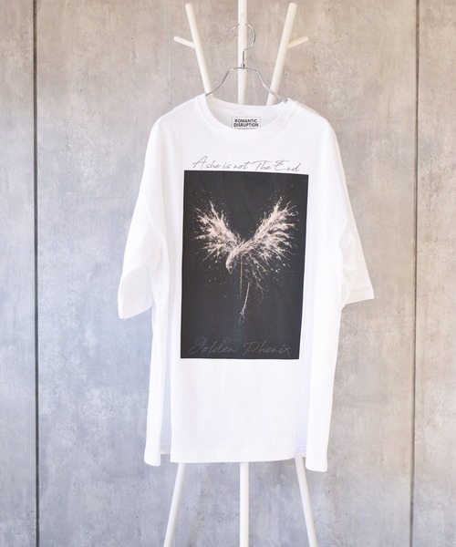 BROTHERHOOD(ブラザーフッド)の「【ROMANTIC DISRUPTION】Golden Vein Phoenix Big SS Tee(Tシャツ/カットソー・メンズ・グリーン系その他/ホワイト/ブラック/ブルー系その他・X-LARGE)」の5枚目の写真