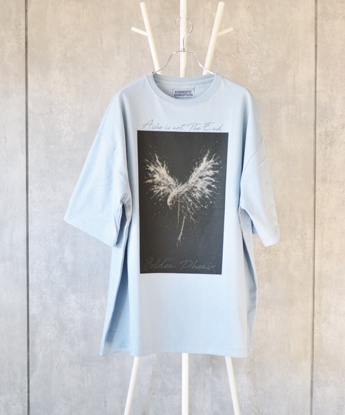 BROTHERHOOD(ブラザーフッド)の「【ROMANTIC DISRUPTION】Golden Vein Phoenix Big SS Tee(Tシャツ/カットソー・メンズ・グリーン系その他/ホワイト/ブラック/ブルー系その他・X-LARGE)」の11枚目の写真