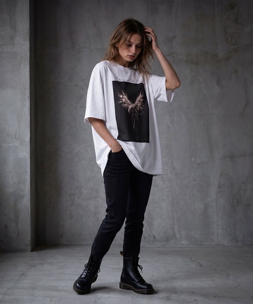 BROTHERHOOD(ブラザーフッド)の「【ROMANTIC DISRUPTION】Golden Vein Phoenix Big SS Tee(Tシャツ/カットソー・メンズ・グリーン系その他/ホワイト/ブラック/ブルー系その他・X-LARGE)」の15枚目の写真