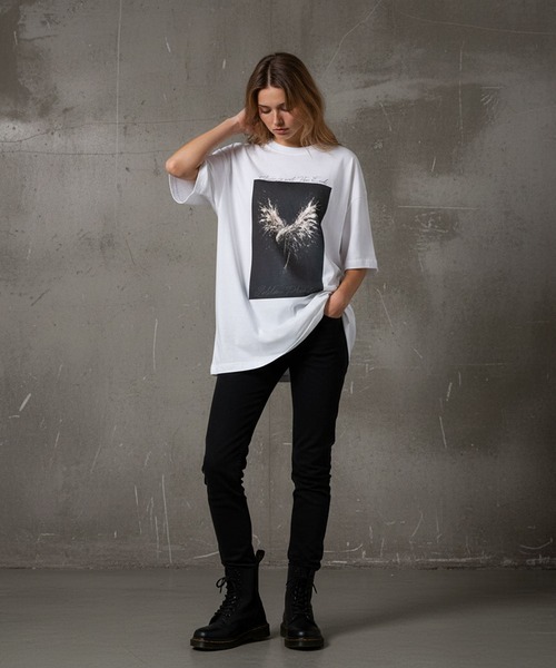 BROTHERHOOD(ブラザーフッド)の「【ROMANTIC DISRUPTION】Golden Vein Phoenix Big SS Tee(Tシャツ/カットソー・メンズ・グリーン系その他/ホワイト/ブラック/ブルー系その他・X-LARGE)」の16枚目の写真