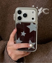Vini（ヴィニ）の「Y2K スタースマホケース  iPhone17 /17Pro/13/14/15/16 携帯ケース スマホ ケース（スマホケース/カバー）」