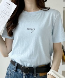 ミニロゴ レタリングデザイン 半袖Tシャツ