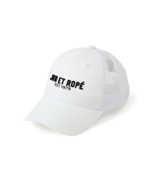 ロゴ入りサイドバックメッシュキャップ