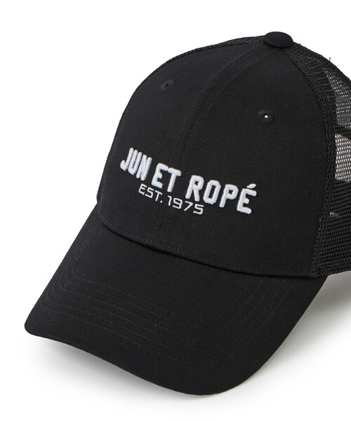 JUN&ROPE'（ジュンアンドロペ）の「ロゴ入りサイドバックメッシュキャップ（キャップ・メンズ・ホワイト/ブラック・FREE）」の5枚目の写真