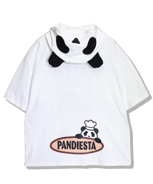 PANDIESTA（パンディエスタ）の「メロンパンダさん なりきりパーカー(M2)（パーカー・メンズ・ホワイト/ミント/ブラック・M/L/XL）」の15枚目の写真