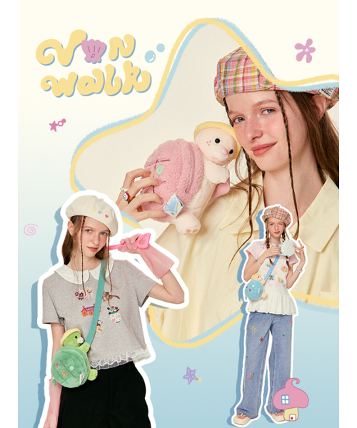 VANWALK（バンウォーク）の「オーシャンアイランドベイビーウミガメクロスバッグ[グリーンウミガメ]（メッセンジャーバッグ・レディース・その他・FREE）」の4枚目の写真