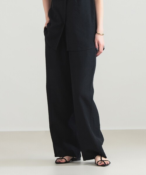 Demi-Luxe BEAMS(デミルクス ビームス)の「レーヨンリネン ドロスト イージーパンツ(その他パンツ・レディース・ベージュ/イエロー系その他2/ブラック・36/38)」の17枚目の写真