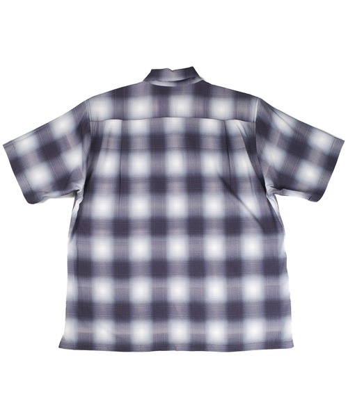HOUSTON(ヒューストン)の「【UT207】【HOUSTON/ヒューストン】OMBRE CHECK S/S SHIRT 41285(シャツ/ブラウス・メンズ・ブラック/パープル・LARGE)」の10枚目の写真