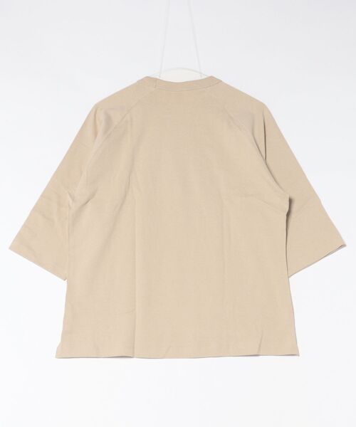 TONE SELECT WEAR（トーンセレクトウェア）の「CROSS&STITCH(クロスアンドステッチ) オープンエンド リラックスフィット ラグラン 7分袖 Tシャツ (OE1250)（Tシャツ/カットソー・メンズ・ホワイト/ネイビー/グレー系その他/ブラック・X-LARGE/LARGE/MEDIUM/SMALL）」の5枚目の写真