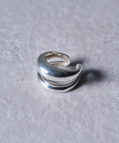 MAISON CLUB(メゾンクラブ)の「【MAISON CLUB】Melt Layer Ring Silver925 KUN(リング・メンズ・シルバー・FREE)」の7枚目の写真