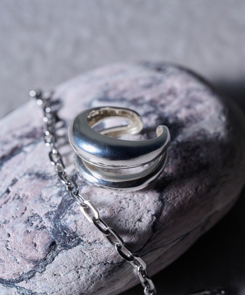 MAISON CLUB(メゾンクラブ)の「【MAISON CLUB】Melt Layer Ring Silver925 KUN(リング・メンズ・シルバー・FREE)」の6枚目の写真