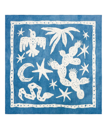 SSERPE（セルぺ）の「セレーペリゾートスカーフブルー（バンダナ/スカーフ）」