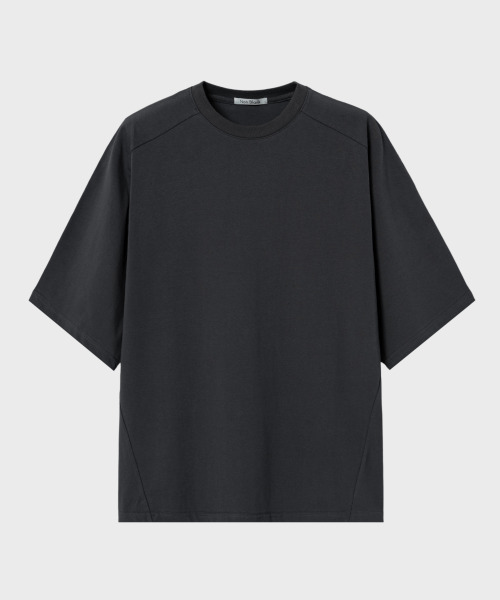 NONBLANK(ノンブランク)の「ラグランハーフスリーブTシャツ_CHARCOAL(Tシャツ/カットソー・メンズ・その他・LARGE/MEDIUM/X-LARGE)」の1枚目の写真