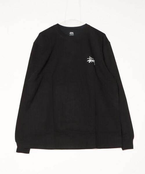 STUSSY（ステューシー）の「【STUSSY】ステューシー BASIC LOGO LONG SLEEVE ロゴ ロングスリーブ 長袖 Tシャツ/ 1995000（Tシャツ/カットソー・メンズ・ブラック/ホワイト・MEDIUM/X-LARGE/LARGE）」の4枚目の写真