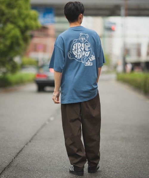 SIDEWAY STANCE(サイドウェイスタンス)の「【SIDEWAY STANCE】ファットベアー 半袖Tシャツ(Tシャツ/カットソー・メンズ・パープル/ホワイト/ダークブルー/ブラック・SMALL/X-LARGE/MEDIUM/LARGE)」の16枚目の写真