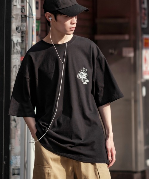 SIDEWAY STANCE(サイドウェイスタンス)の「【SIDEWAY STANCE】ファットベアー 半袖Tシャツ(Tシャツ/カットソー・メンズ・パープル/ホワイト/ダークブルー/ブラック・SMALL/X-LARGE/MEDIUM/LARGE)」の6枚目の写真