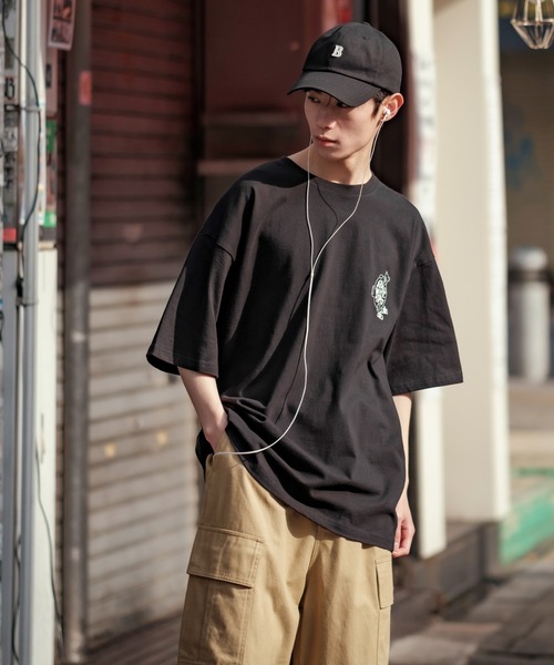 SIDEWAY STANCE(サイドウェイスタンス)の「【SIDEWAY STANCE】ファットベアー 半袖Tシャツ(Tシャツ/カットソー・メンズ・パープル/ホワイト/ダークブルー/ブラック・SMALL/X-LARGE/MEDIUM/LARGE)」の7枚目の写真