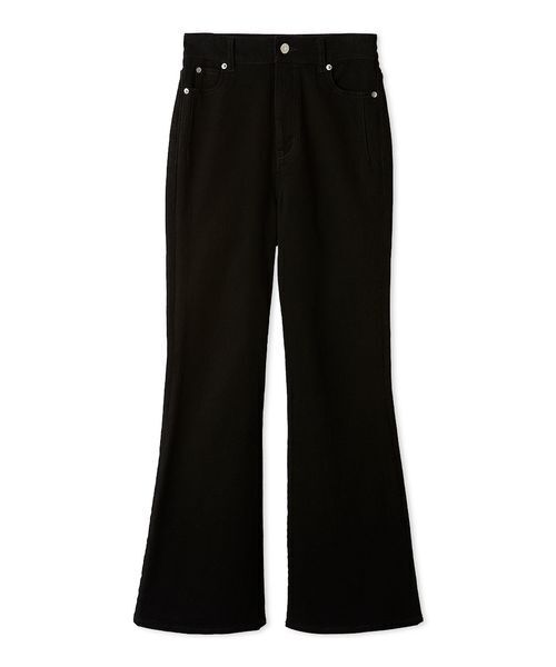 SNIDEL（スナイデル）の「【STYLE UP PANTS】フレアデニム（デニムパンツ・レディース・ブラウン/ブラック/インディゴブルー/ブルー・2/1/0）」の2枚目の写真