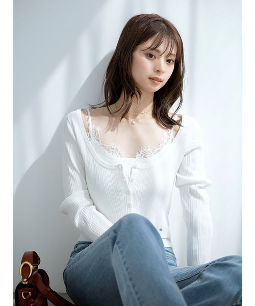 SNIDEL（スナイデル）の「【STYLE UP PANTS】フレアデニム（デニムパンツ・レディース・ブラウン/ブラック/インディゴブルー/ブルー・2/1/0）」の12枚目の写真