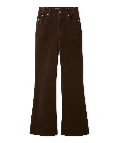SNIDEL(スナイデル)の「【STYLE UP PANTS】フレアパンツ(デニムパンツ・レディース・ブラウン/ブラック/インディゴブルー/ブルー/A/B・2/1/0)」の6枚目の写真