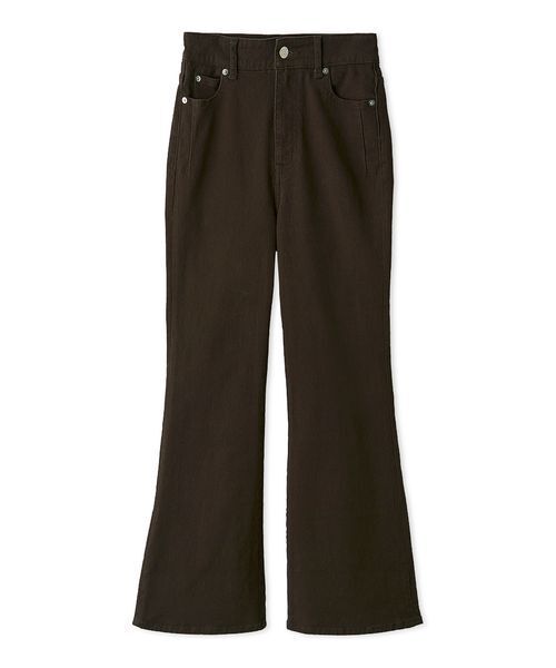 SNIDEL(スナイデル)の「【STYLE UP PANTS】フレアパンツ(デニムパンツ・レディース・ブラウン/ブラック/インディゴブルー/ブルー・2/1/0)」の7枚目の写真