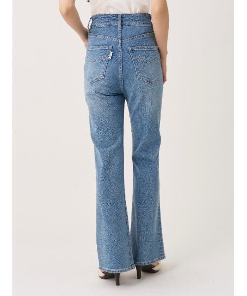 SNIDEL(スナイデル)の「【STYLE UP PANTS】フレアパンツ(デニムパンツ・レディース・ブラウン/ブラック/インディゴブルー/ブルー・2/1/0)」の11枚目の写真