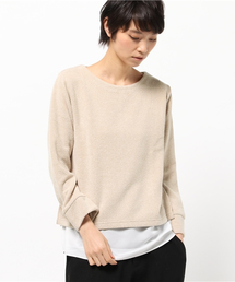 ikka | ツイードジャガードレイヤープルオーバー (Tシャツ/カットソー)