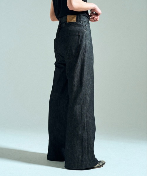 CAMPHOR WOOD（カンファーウッド）の「【MADE IN JAPAN】13OZ RIGID STRAIGHT SLUB DENIM / 【国産デニム】13ozリジッドストレートスラブデニム（デニムパンツ・メンズ・ブラック・SMALL/MEDIUM/LARGE）」の11枚目の写真