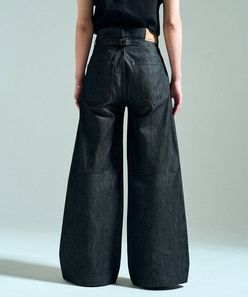 CAMPHOR WOOD（カンファーウッド）の「【MADE IN JAPAN】13OZ RIGID STRAIGHT SLUB DENIM / 【国産デニム】13ozリジッドストレートスラブデニム（デニムパンツ・メンズ・ブラック・SMALL/MEDIUM/LARGE）」の13枚目の写真