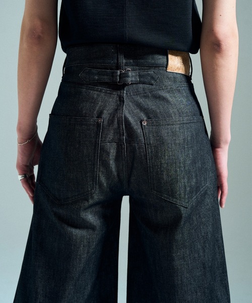 CAMPHOR WOOD（カンファーウッド）の「【MADE IN JAPAN】13OZ RIGID STRAIGHT SLUB DENIM / 【国産デニム】13ozリジッドストレートスラブデニム（デニムパンツ・メンズ・ブラック・SMALL/MEDIUM/LARGE）」の22枚目の写真