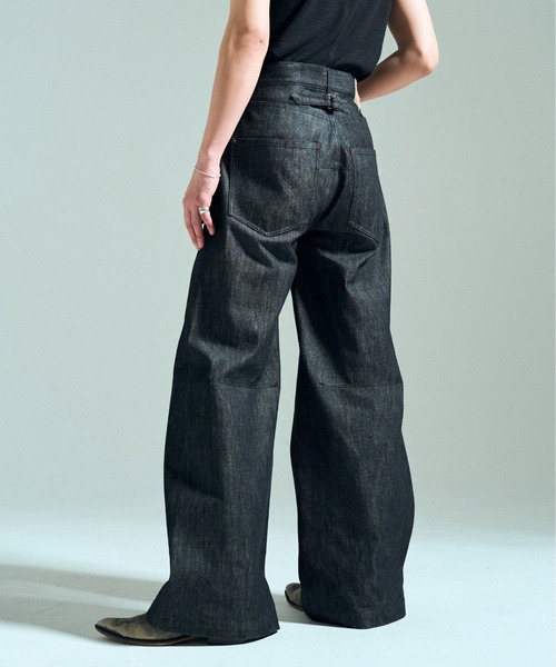 CAMPHOR WOOD（カンファーウッド）の「【MADE IN JAPAN】13OZ RIGID STRAIGHT SLUB DENIM / 【国産デニム】13ozリジッドストレートスラブデニム（デニムパンツ・メンズ・ブラック・SMALL/MEDIUM/LARGE）」の14枚目の写真
