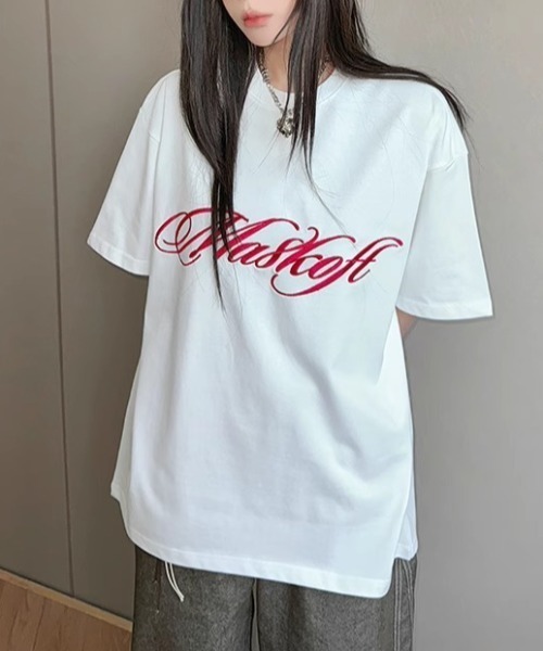 Vipoa(ヴィポア)の「Lettering Tshirt(Tシャツ/カットソー・レディース・ブラック/グレー/ネイビー/ホワイト・FREE)」の11枚目の写真