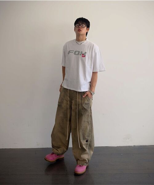 MWOONG（ムン）の「Fox stud tee WH（Tシャツ/カットソー・レディース・その他・1/2）」の2枚目の写真