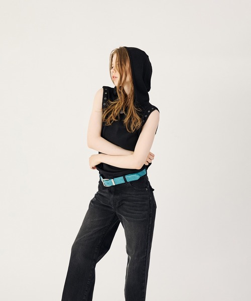 FTW（エフティダブリュー）の「THERMAL HOOD VEST（ベスト・レディース・パープル/ライトブルー/ブラック・MEDIUM/SMALL）」の7枚目の写真