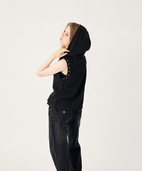 FTW（エフティダブリュー）の「THERMAL HOOD VEST（ベスト・レディース・パープル/ライトブルー/ブラック・MEDIUM/SMALL）」の9枚目の写真