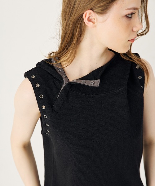 FTW（エフティダブリュー）の「THERMAL HOOD VEST（ベスト・レディース・パープル/ライトブルー/ブラック・MEDIUM/SMALL）」の10枚目の写真