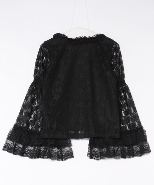 Secret Honey（シークレットハニー）の「レース姫袖カットソー（Tシャツ/カットソー・レディース・ブラック/オフホワイト・FREE）」の5枚目の写真