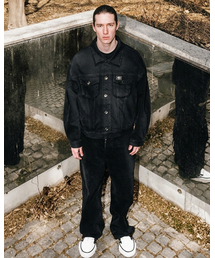 MWOONG（ムン）の「Oksuroad Washed Black Denim Trucker Jacket（デニムジャケット）」
