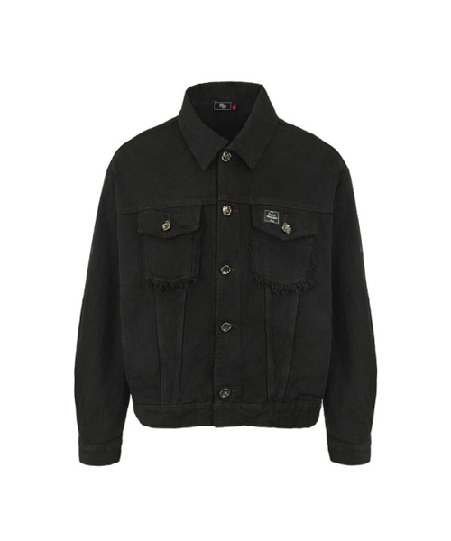 MWOONG(ムン)の「Oksuroad Washed Black Denim Trucker Jacket(デニムジャケット・レディース・その他・M1/M2)」の8枚目の写真