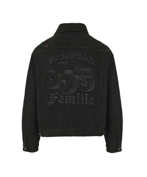 MWOONG(ムン)の「Oksuroad Washed Black Denim Trucker Jacket(デニムジャケット・レディース・その他・M1/M2)」の9枚目の写真