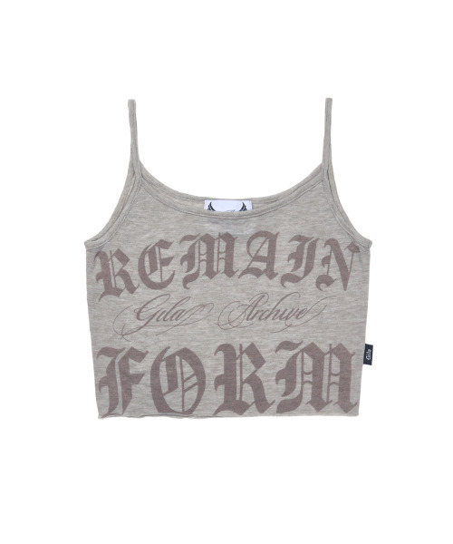 GILAARCHIVE(ギラアーカイブ)の「RAW CUT-OFF CROP TANK TOP_GREY(Tシャツ/カットソー・レディース・その他・FREE)」の5枚目の写真