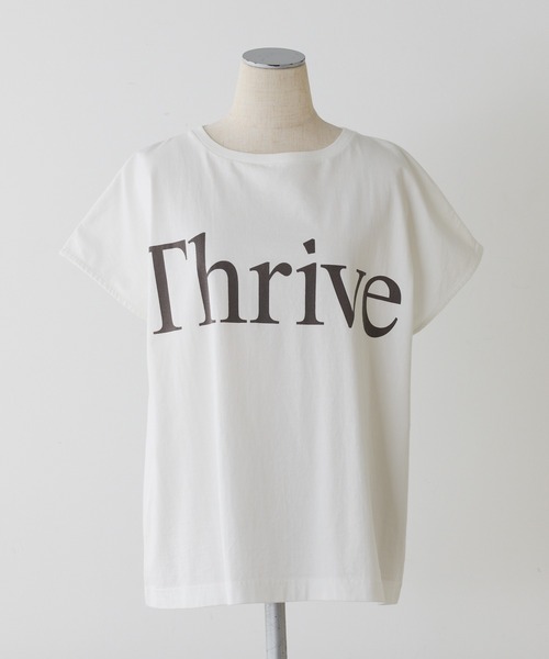 PUAL CE CIN(ピュアルセシン)の「オーガニックコットンフレンチスリーブ T(Tシャツ/カットソー・レディース・チャコールグレー/オフホワイト/モカ・FREE)」の22枚目の写真
