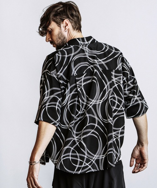 NO ID.(ノーアイディ)の「【NO ID.】Tuck Drape Half Sleeve BIG Shirt / タック ドレープ ハーフスリーブ ビッグ シャツ(シャツ/ブラウス・メンズ・ブラック/その他22/ホワイト・ONE SIZE)」の16枚目の写真