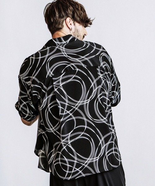 NO ID.(ノーアイディ)の「【NO ID.】Tuck Drape Half Sleeve BIG Shirt / タック ドレープ ハーフスリーブ ビッグ シャツ(シャツ/ブラウス・メンズ・ブラック/その他22/ホワイト・ONE SIZE)」の14枚目の写真