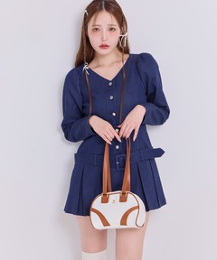 premium order】プリーツジャケットワンピース（ワンピース）｜one