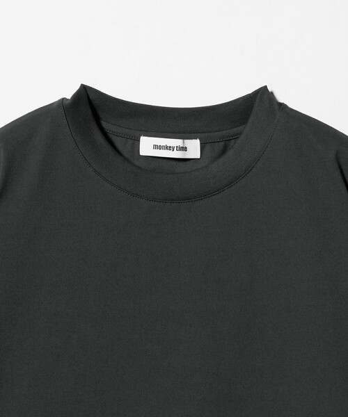 MONKEY TIME（モンキータイム）の「RENU シリーズ  ジャージー コード クルー（Tシャツ/カットソー・メンズ・ブラック/ダークグレー・S/M/L/XL）」の20枚目の写真